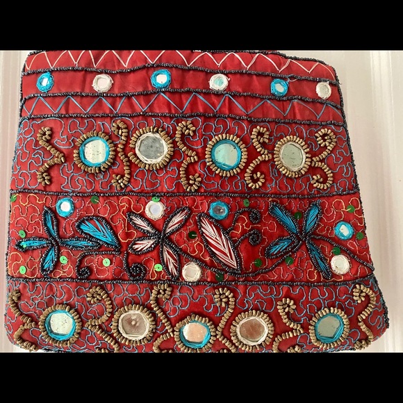 Beaded Purse from India - Picture 2 of 7
